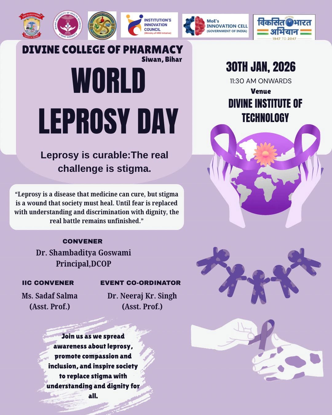 CELEBRATING WORLD LEPROSY DAY 2026